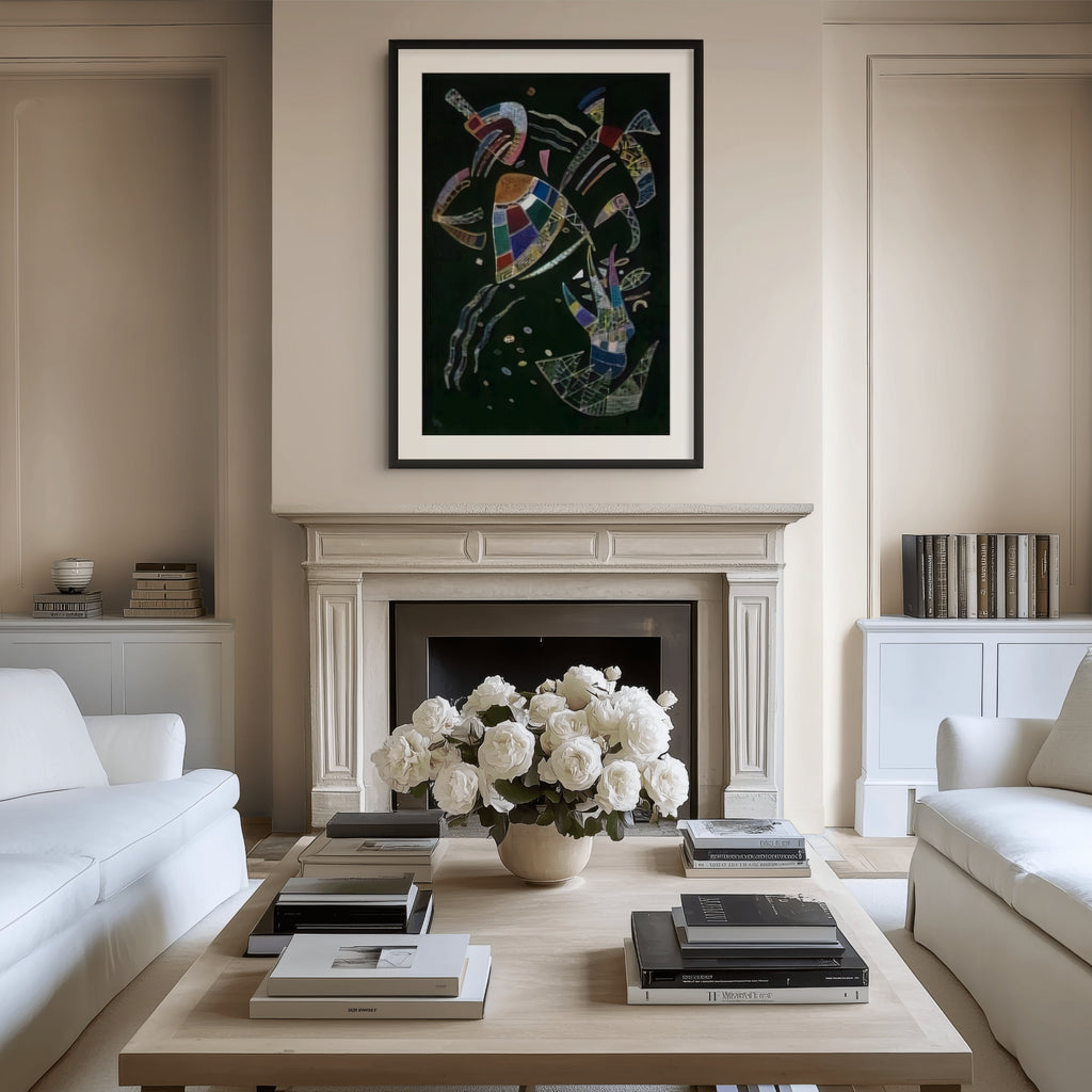 Couple à cheval - Vassily Kandinsky - Toile premium 430g (qualité galerie)