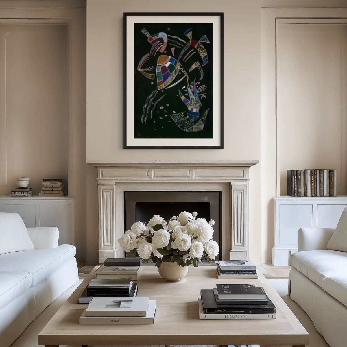 Couple à cheval - Vassily Kandinsky - Toile premium 430g (qualité galerie)