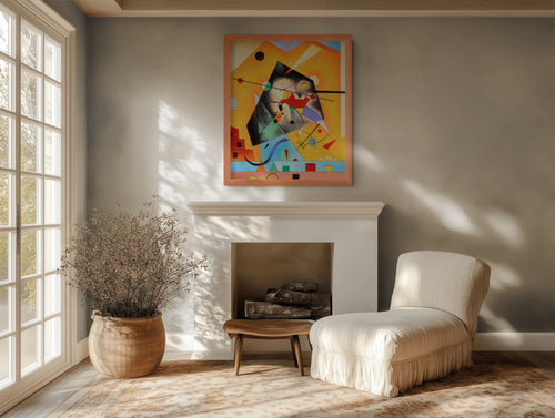 Couple à cheval - Vassily Kandinsky - Toile premium 430g (qualité galerie)