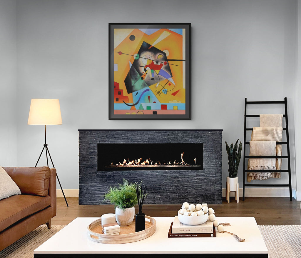 Couple on Horseback - Wassily Kandinsky - Premium 430g canvas (gallery quality)