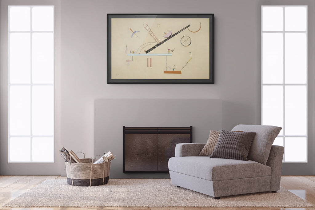 Couple on Horseback - Wassily Kandinsky - Premium 430g canvas (gallery quality)
