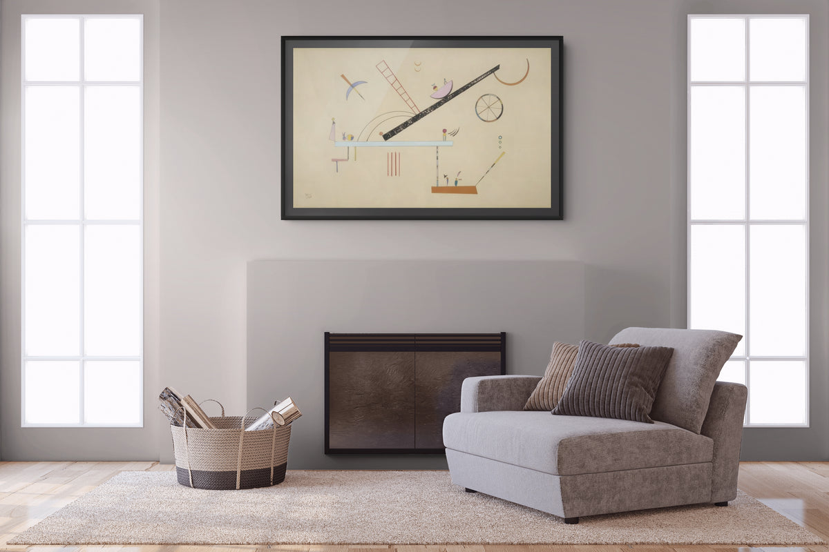 Couple on Horseback - Wassily Kandinsky - Premium 430g canvas (gallery quality)