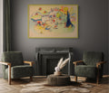 Couple on Horseback - Wassily Kandinsky - Premium 430g canvas (gallery quality)