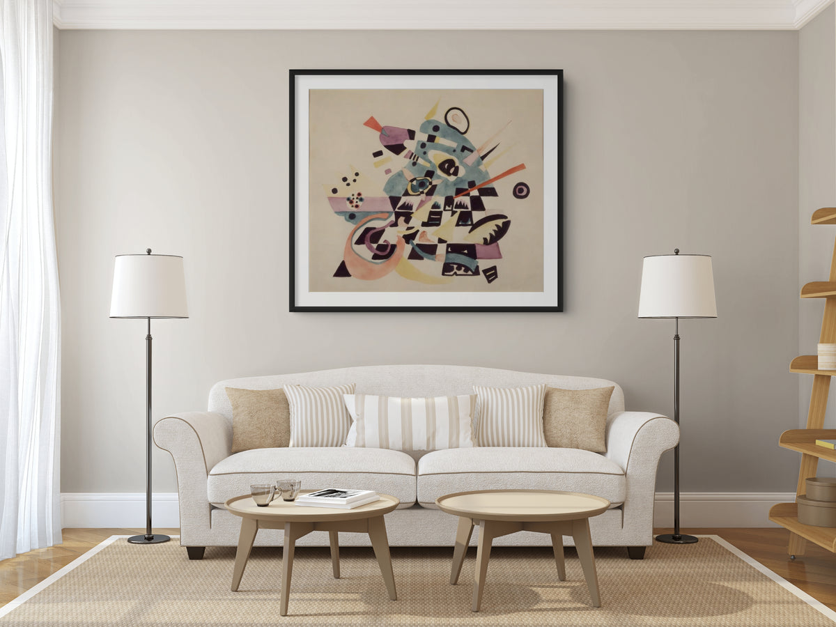 Couple on Horseback - Wassily Kandinsky - Premium 430g canvas (gallery quality)