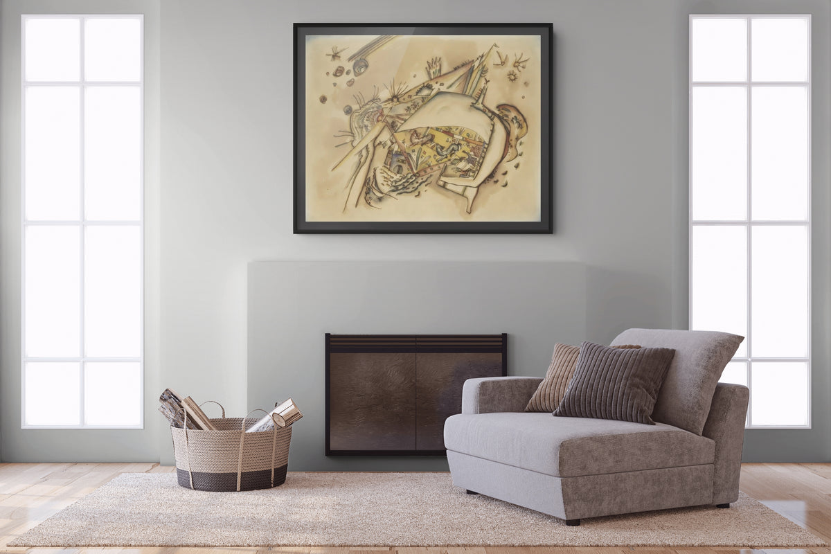 Couple on Horseback - Wassily Kandinsky - Premium 430g canvas (gallery quality)