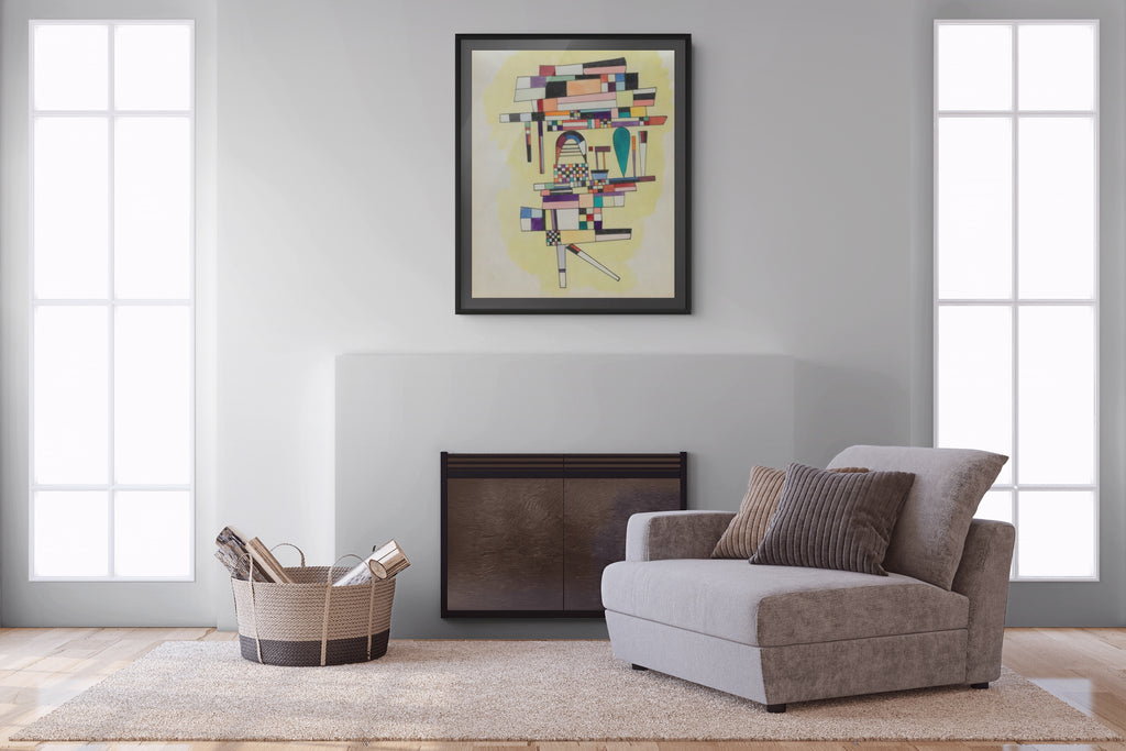 Couple on Horseback - Wassily Kandinsky - Premium 430g canvas (gallery quality)