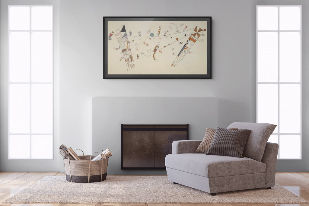 Couple on Horseback - Wassily Kandinsky - Premium 430g canvas (gallery quality)