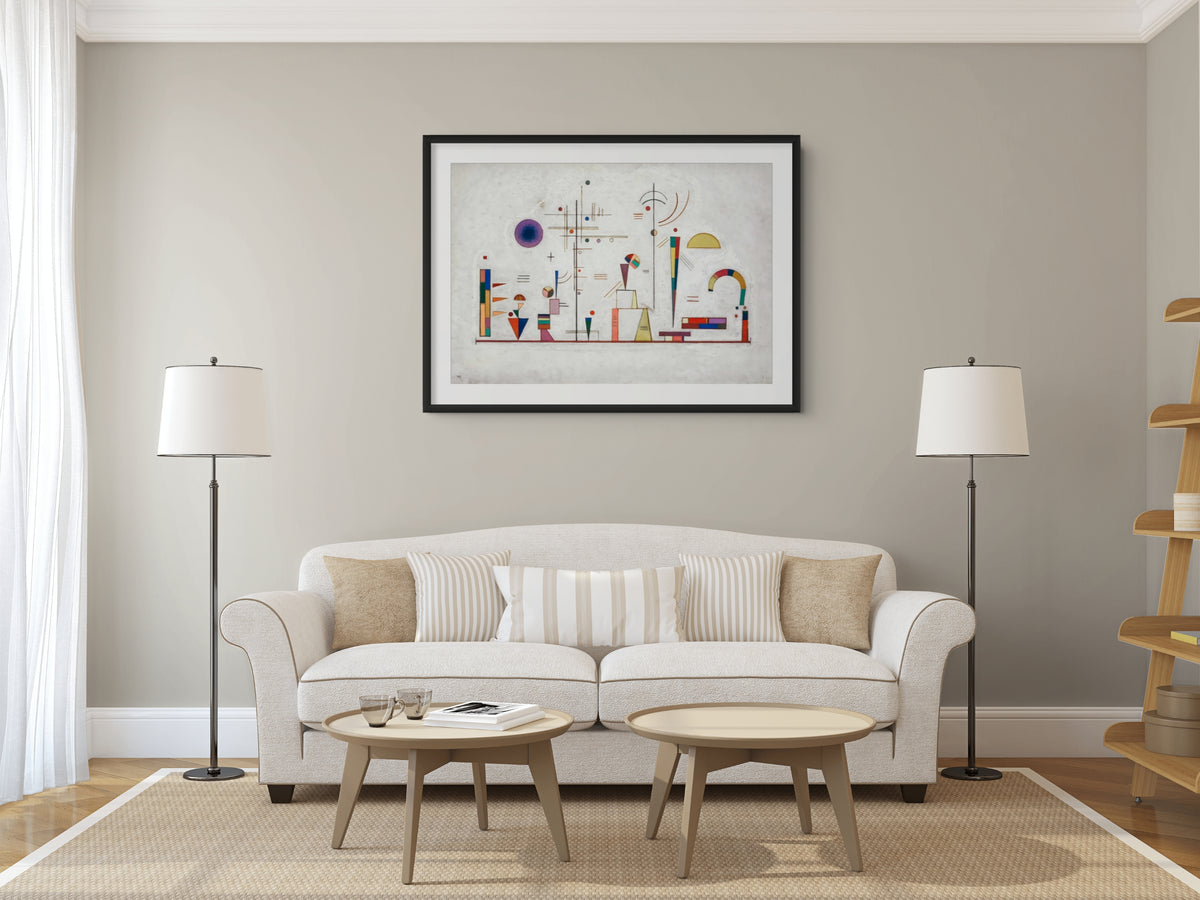 Couple on Horseback - Wassily Kandinsky - Premium 430g canvas (gallery quality)