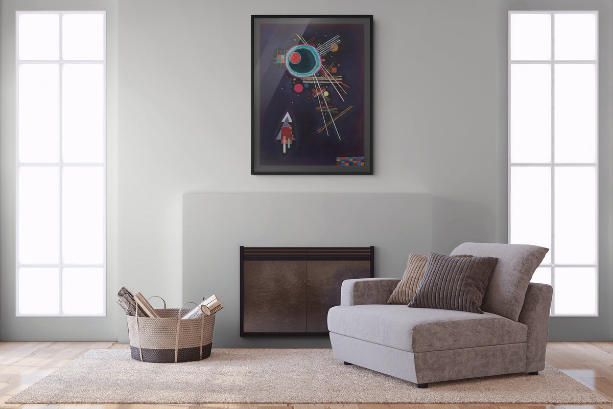 Líneas de radiación - Wassily Kandinsky - Lienzo premium 430g (calidad de galeria)