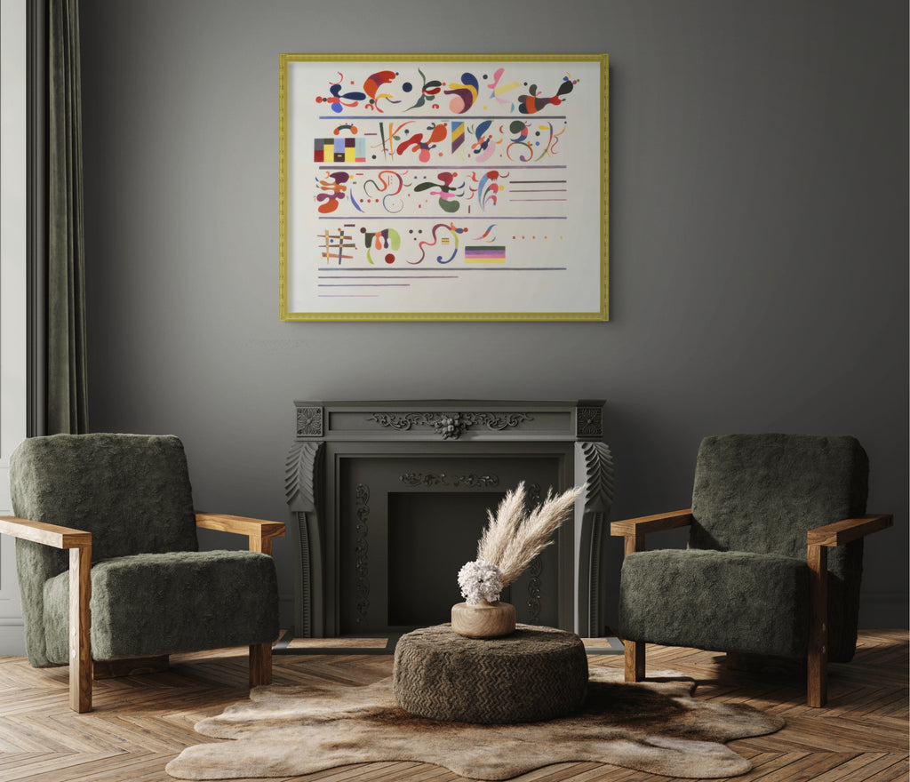 Couple à cheval - Vassily Kandinsky - Toile premium 430g (qualité galerie)