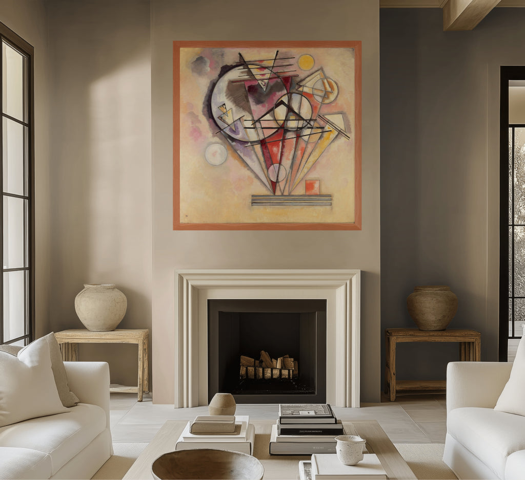 Sobre puntas - Wassily Kandinsky - Lienzo premium 430g (calidad de galeria)