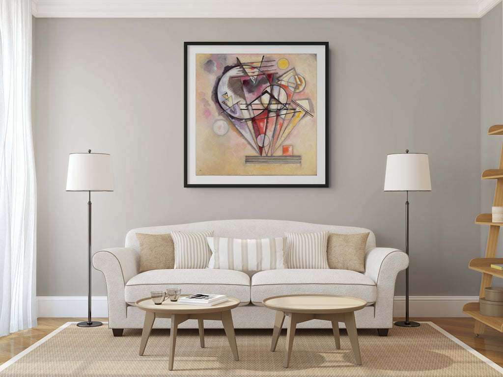 Sobre puntas - Wassily Kandinsky - Lienzo premium 430g (calidad de galeria)
