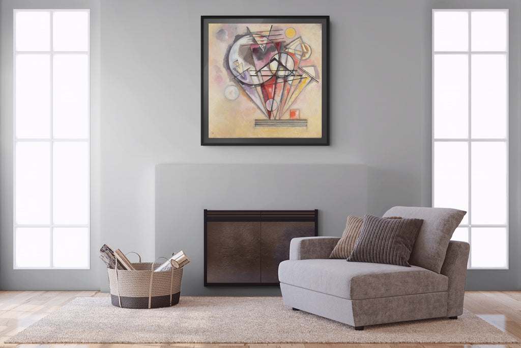 Sobre puntas - Wassily Kandinsky - Lienzo premium 430g (calidad de galeria)