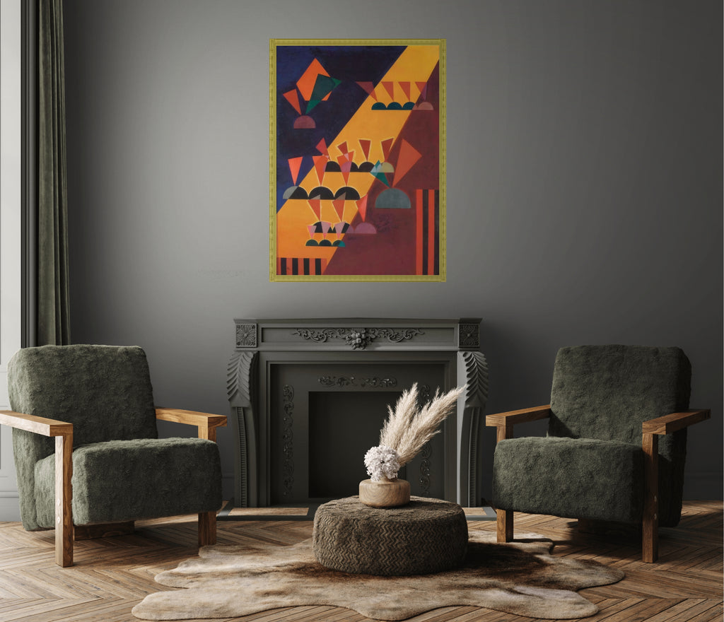 Couple on Horseback - Wassily Kandinsky - Premium 430g canvas (gallery quality)