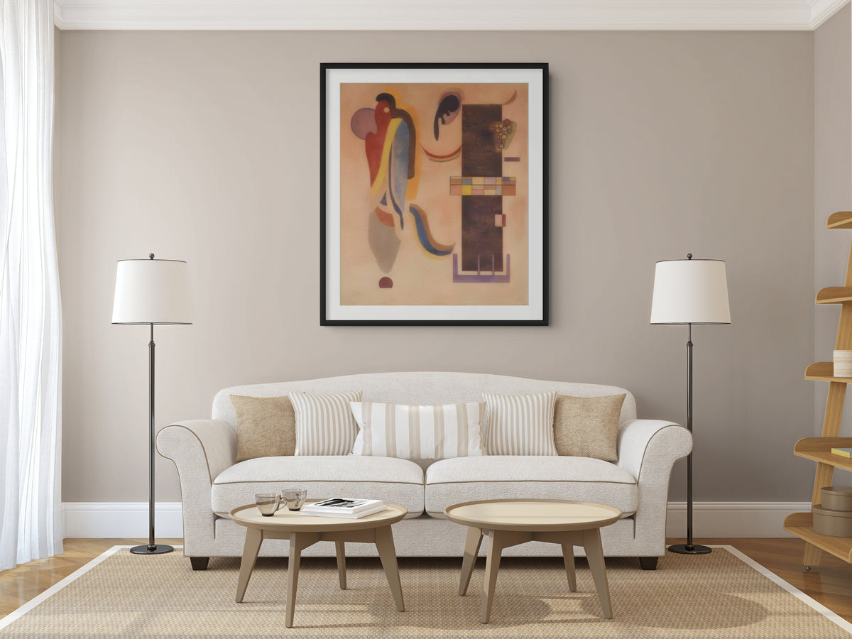 Couple on Horseback - Wassily Kandinsky - Premium 430g canvas (gallery quality)
