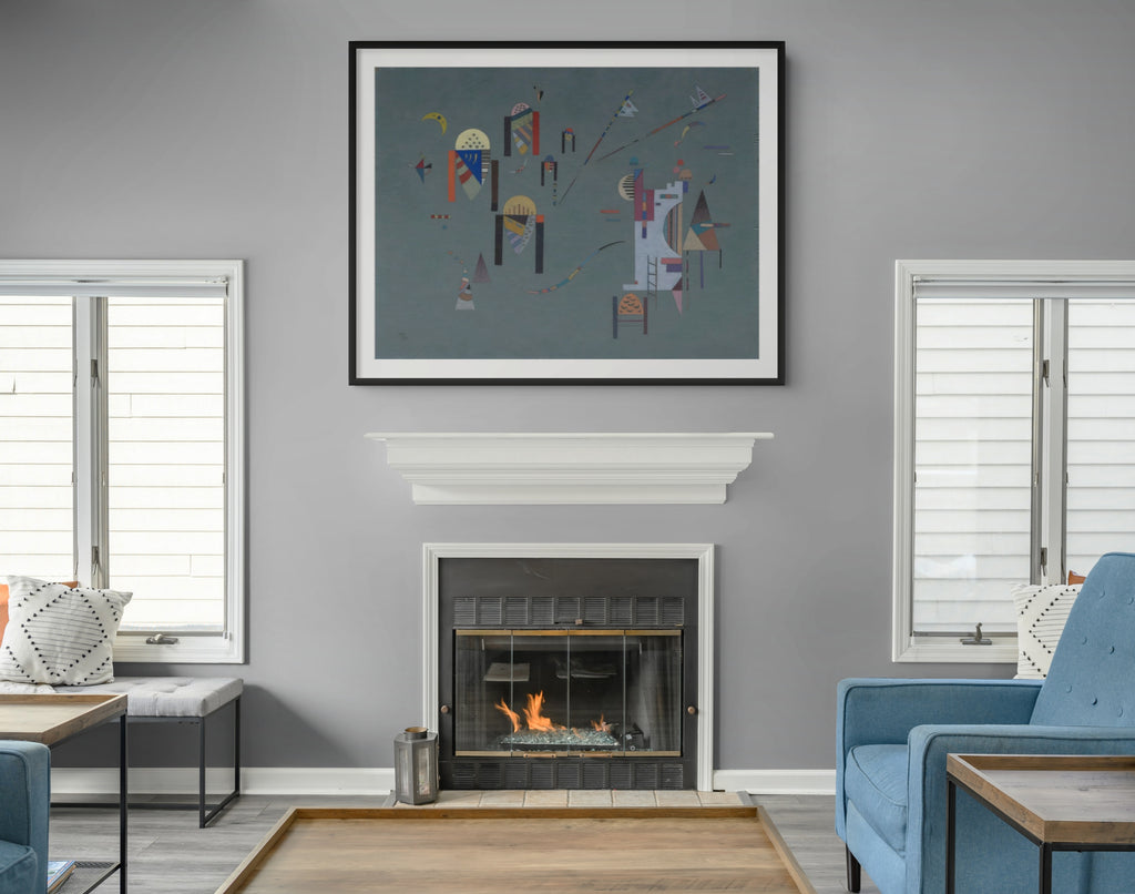 Couple on Horseback - Wassily Kandinsky - Premium 430g canvas (gallery quality)