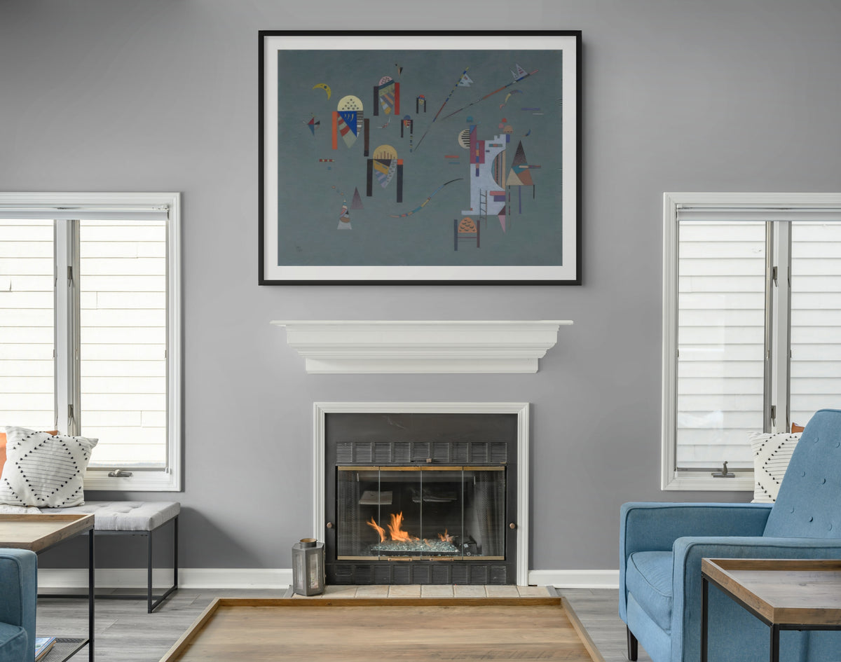 Couple on Horseback - Wassily Kandinsky - Premium 430g canvas (gallery quality)