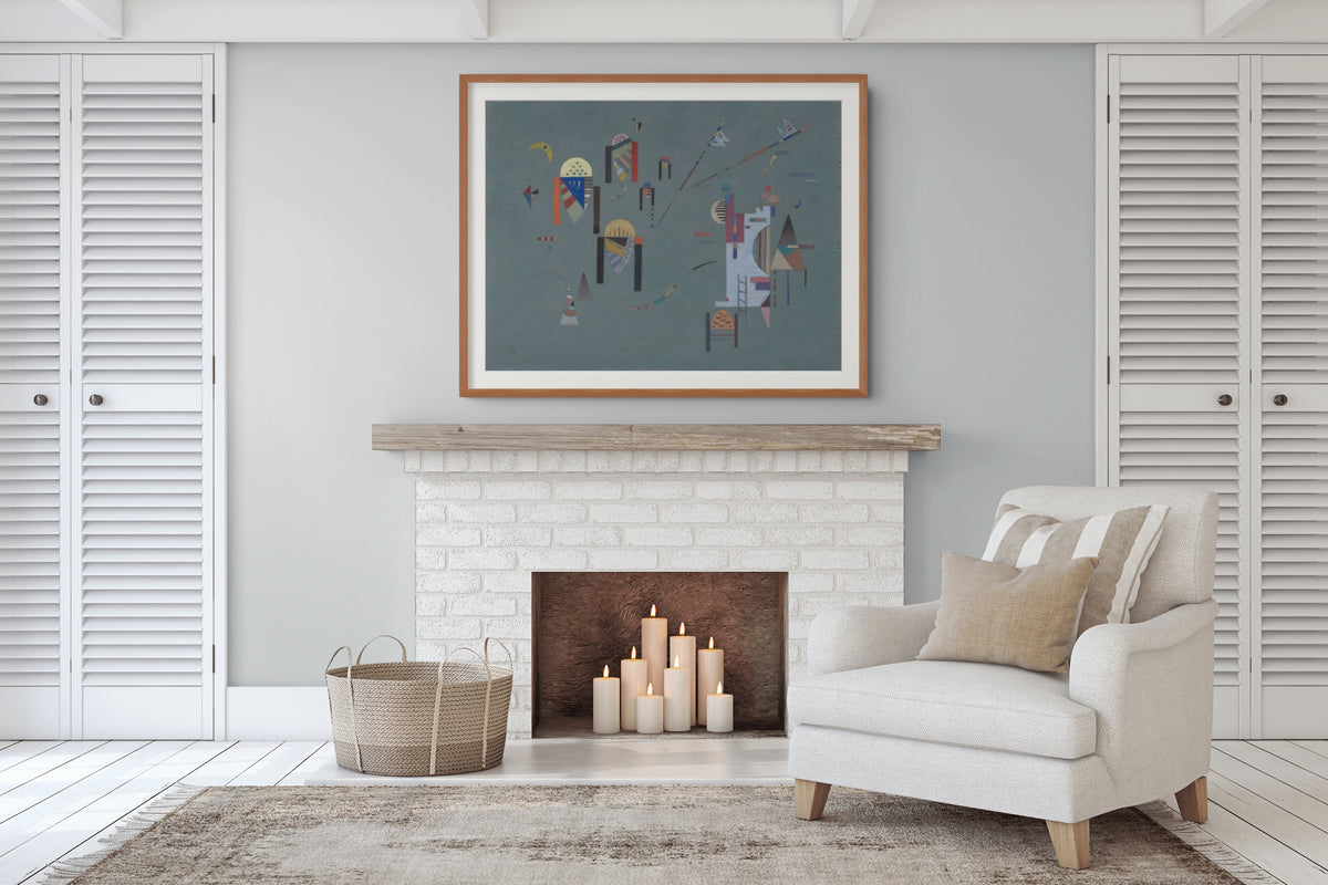 Couple on Horseback - Wassily Kandinsky - Premium 430g canvas (gallery quality)