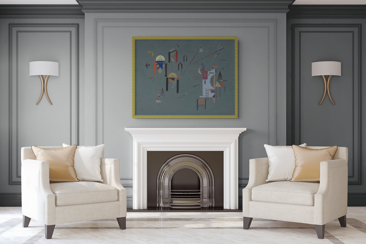 Couple on Horseback - Wassily Kandinsky - Premium 430g canvas (gallery quality)