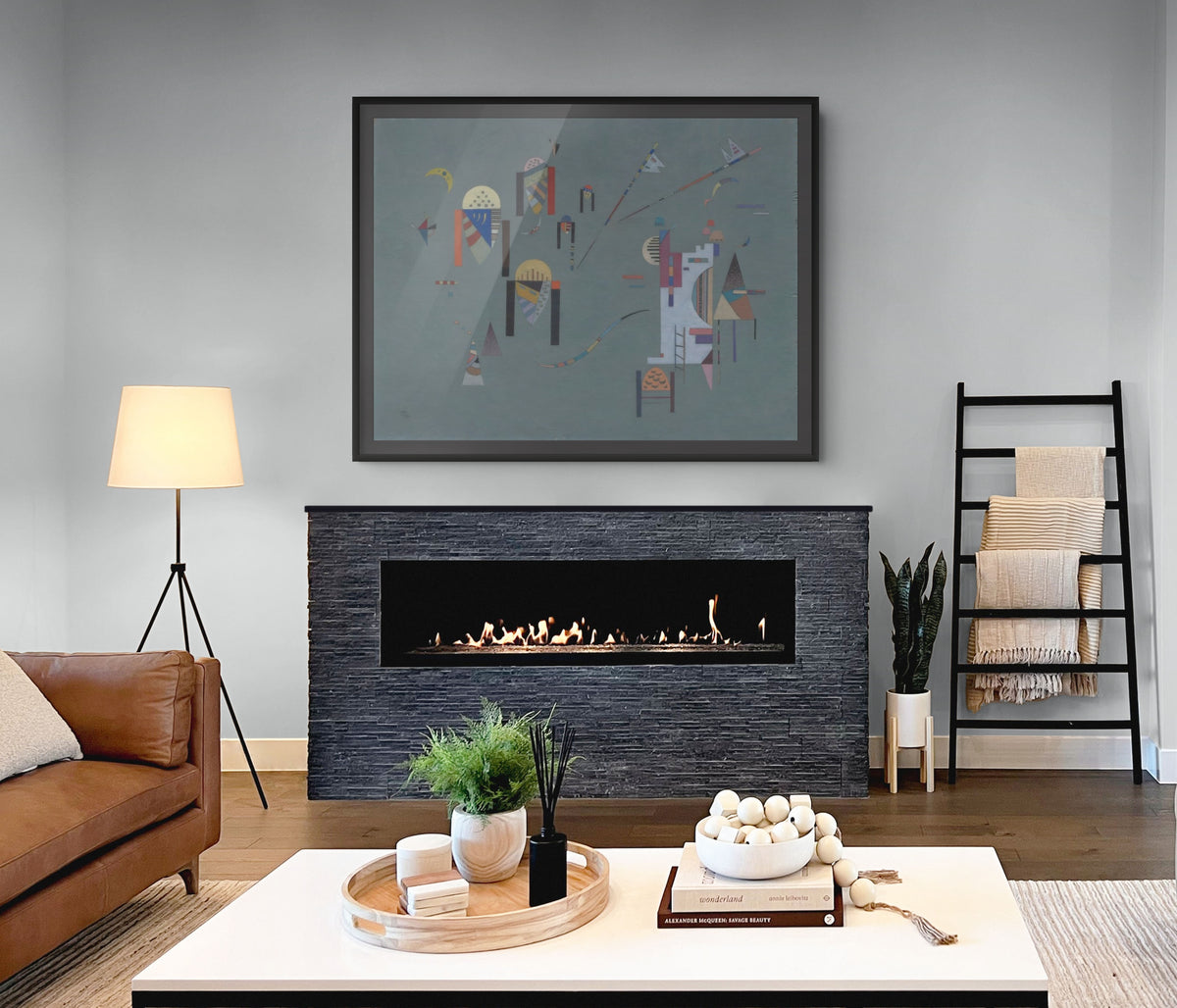 Couple on Horseback - Wassily Kandinsky - Premium 430g canvas (gallery quality)