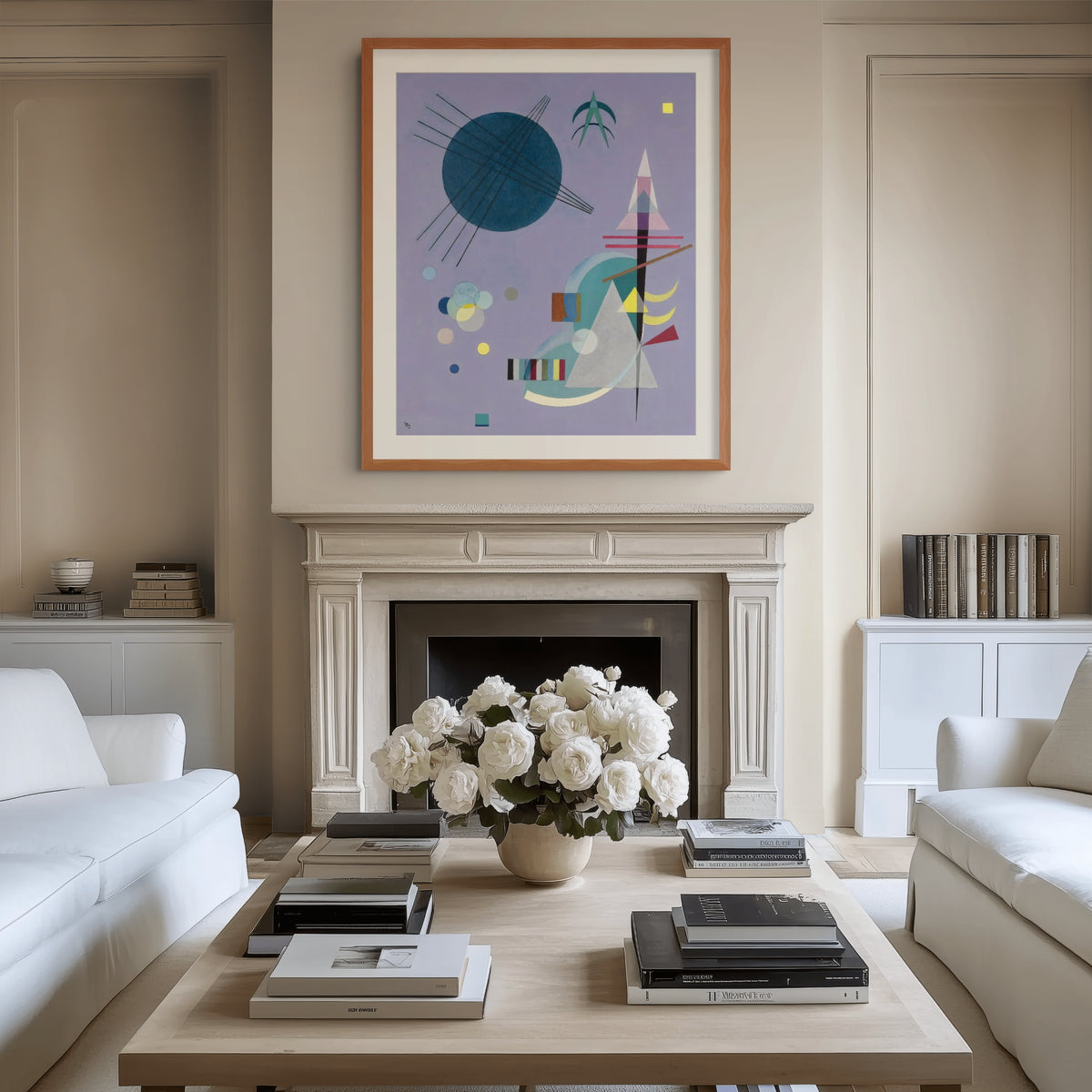 Couple à cheval - Vassily Kandinsky - Toile premium 430g (qualité galerie)