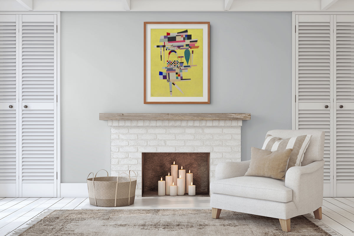 Couple on Horseback - Wassily Kandinsky - Premium 430g canvas (gallery quality)