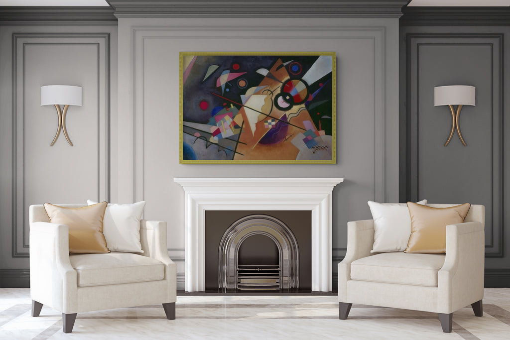 Couple à cheval - Vassily Kandinsky - Toile premium 430g (qualité galerie)