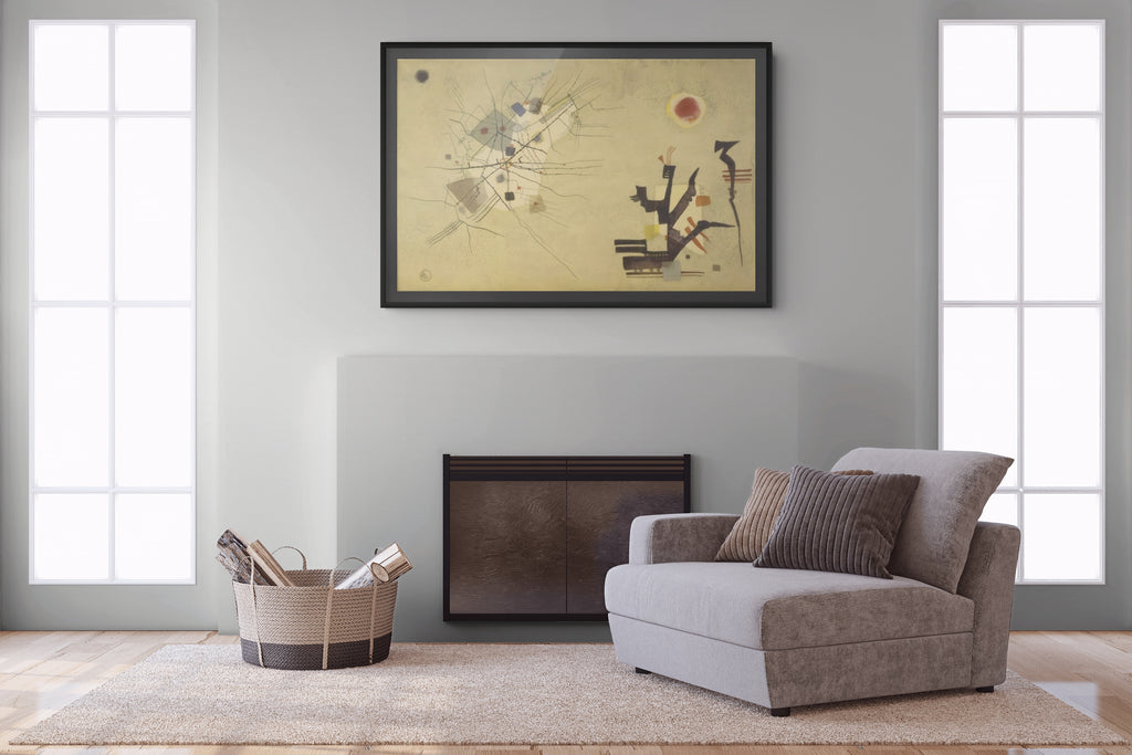 Los dos - Wassily Kandinsky - Lienzo premium 430g (calidad de galeria)