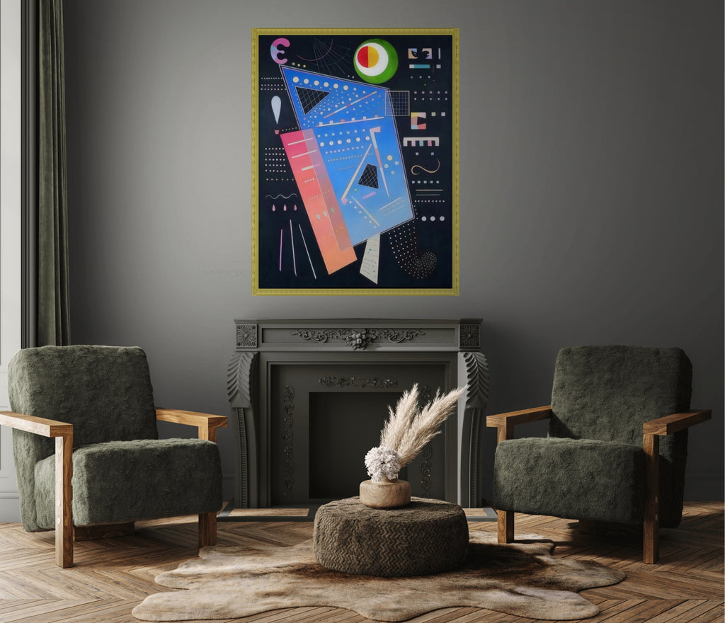 Arriba - Wassily Kandinsky - Lienzo premium 430g (calidad de galeria)