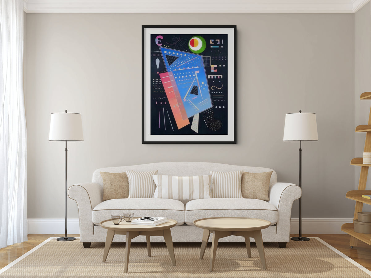 Arriba - Wassily Kandinsky - Lienzo premium 430g (calidad de galeria)