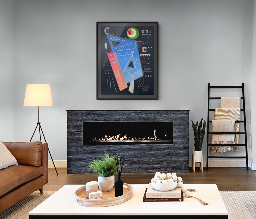 Arriba - Wassily Kandinsky - Lienzo premium 430g (calidad de galeria)