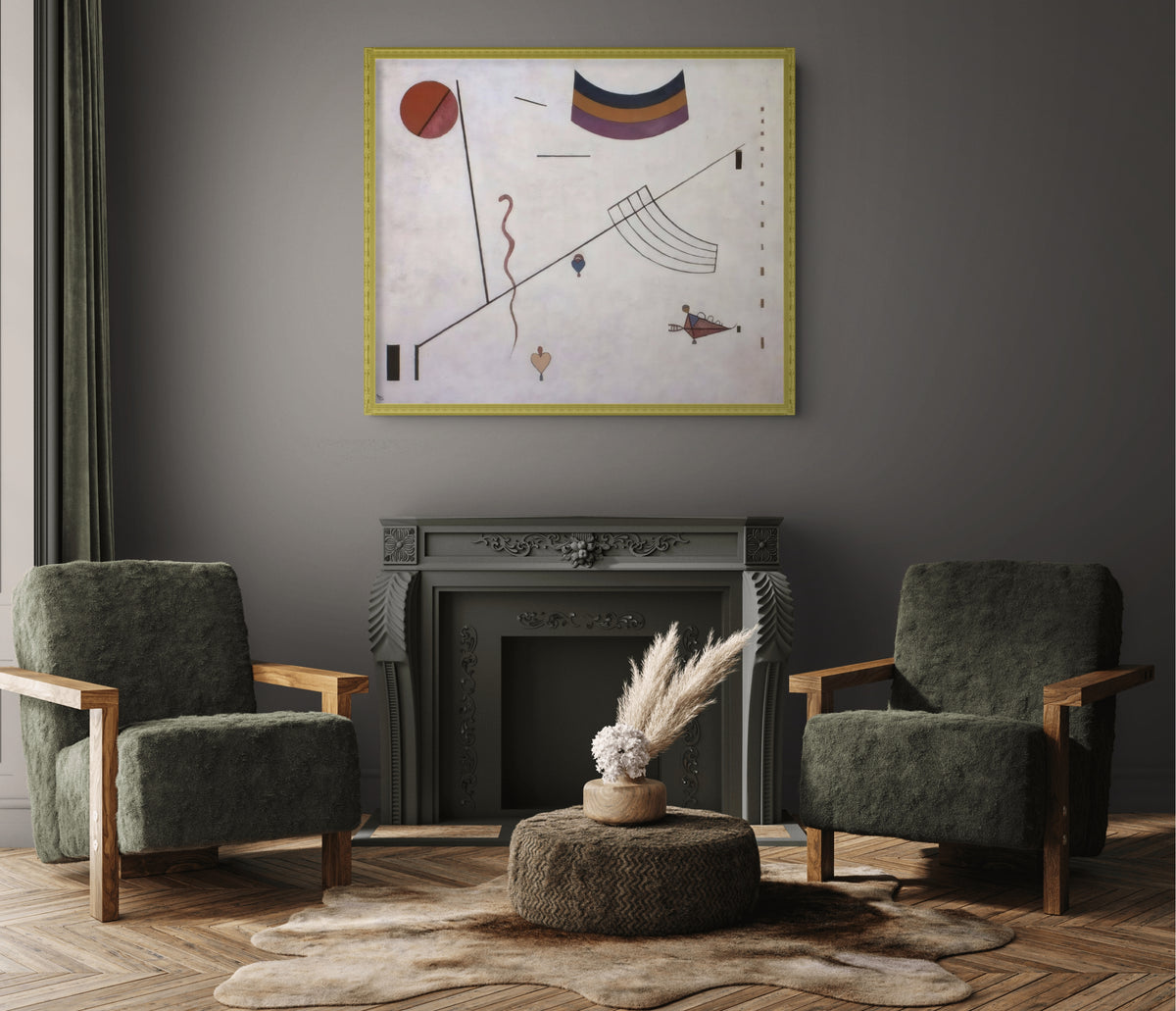 Couple à cheval - Vassily Kandinsky - Toile premium 430g (qualité galerie)