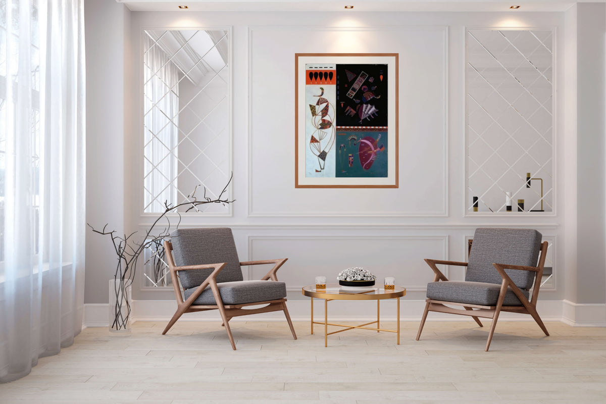 Couple à cheval - Vassily Kandinsky - Toile premium 430g (qualité galerie)