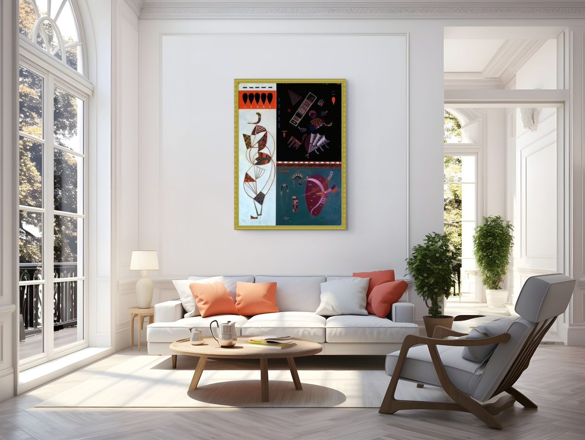 Couple à cheval - Vassily Kandinsky - Toile premium 430g (qualité galerie)