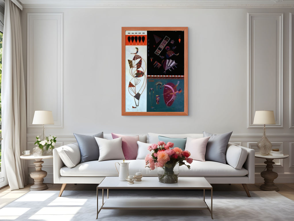 Couple à cheval - Vassily Kandinsky - Toile premium 430g (qualité galerie)