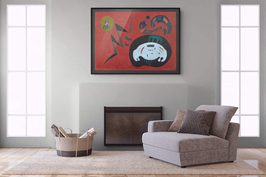 Couple on Horseback - Wassily Kandinsky - Premium 430g canvas (gallery quality)