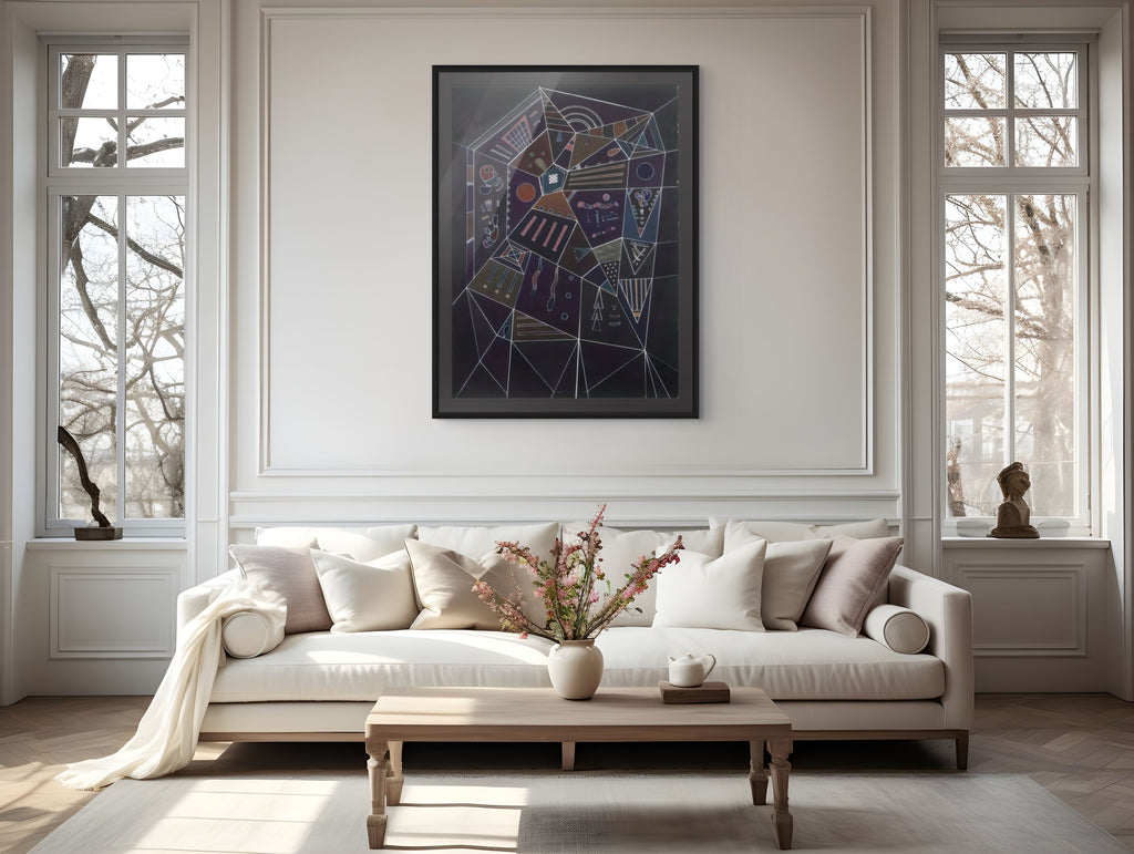 Couple on Horseback - Wassily Kandinsky - Premium 430g canvas (gallery quality)