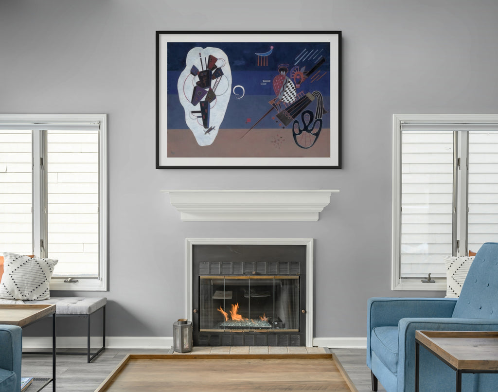 Couple on Horseback - Wassily Kandinsky - Premium 430g canvas (gallery quality)