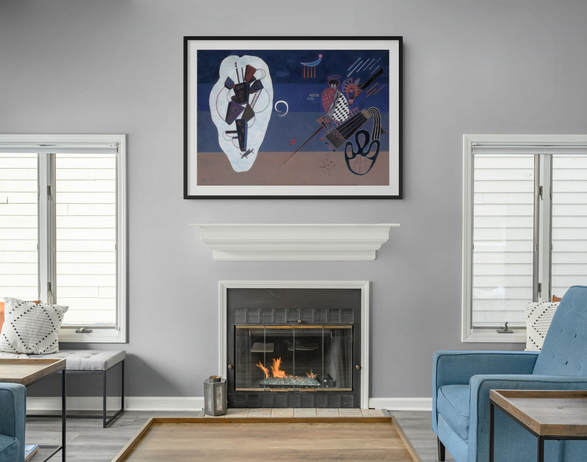 Couple on Horseback - Wassily Kandinsky - Premium 430g canvas (gallery quality)
