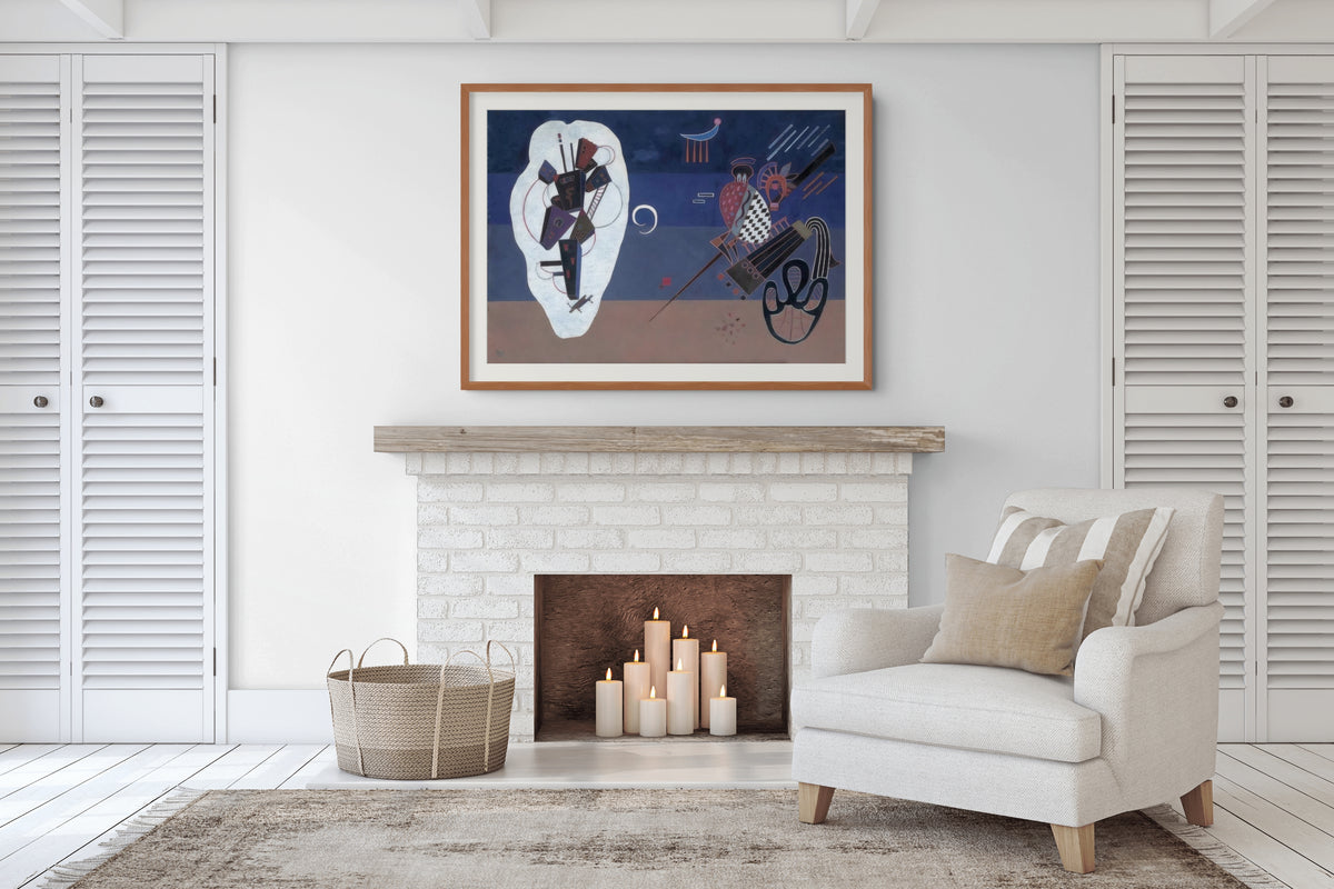 Couple on Horseback - Wassily Kandinsky - Premium 430g canvas (gallery quality)