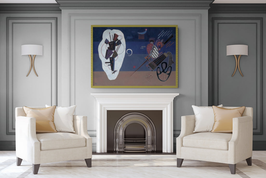 Couple on Horseback - Wassily Kandinsky - Premium 430g canvas (gallery quality)