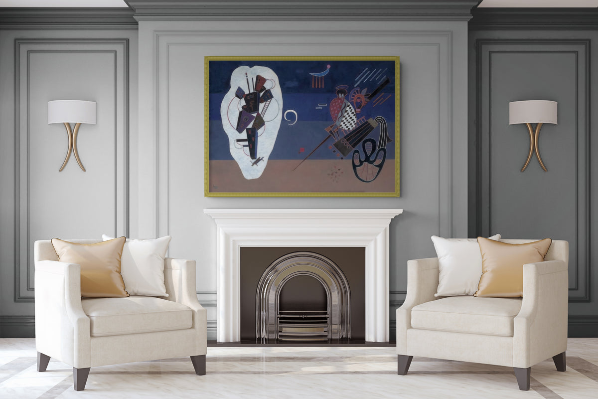 Couple on Horseback - Wassily Kandinsky - Premium 430g canvas (gallery quality)