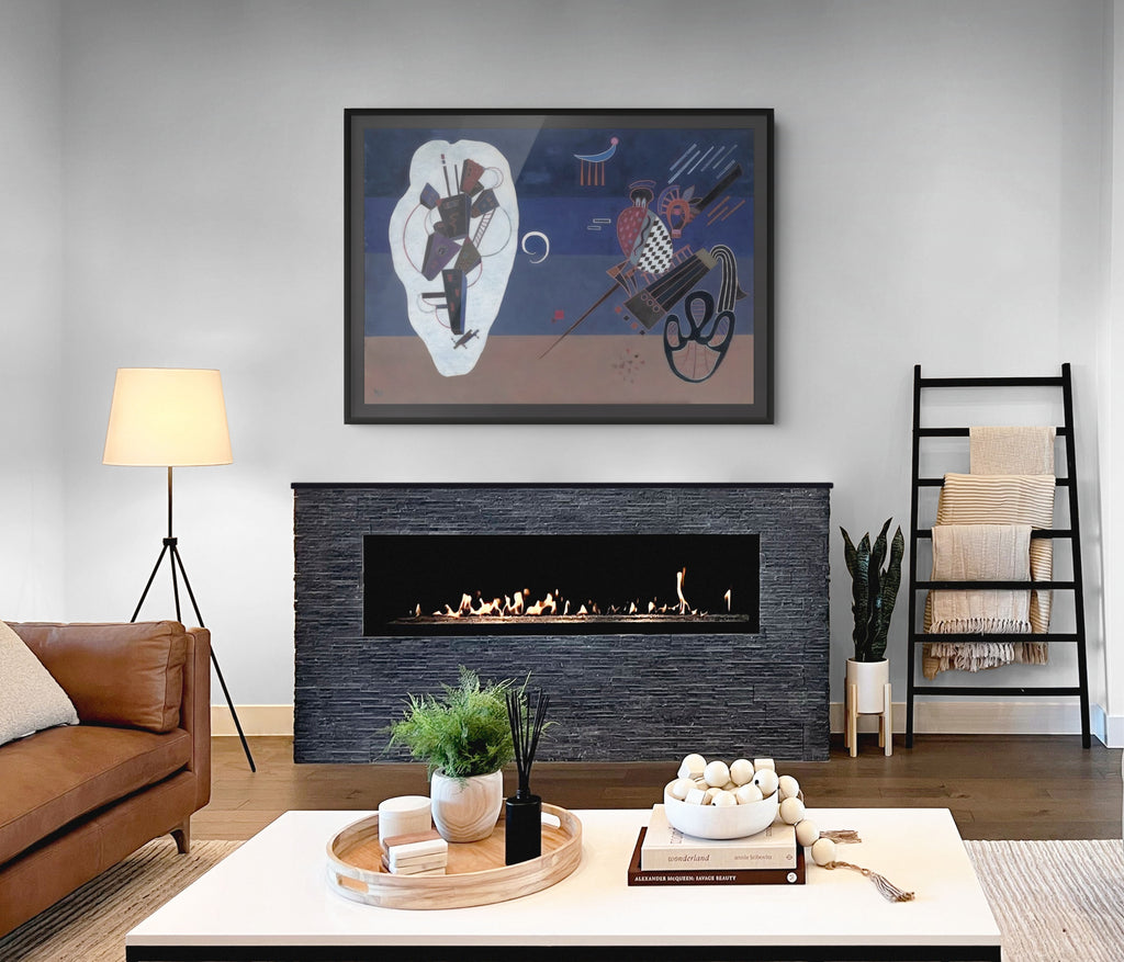 Couple on Horseback - Wassily Kandinsky - Premium 430g canvas (gallery quality)