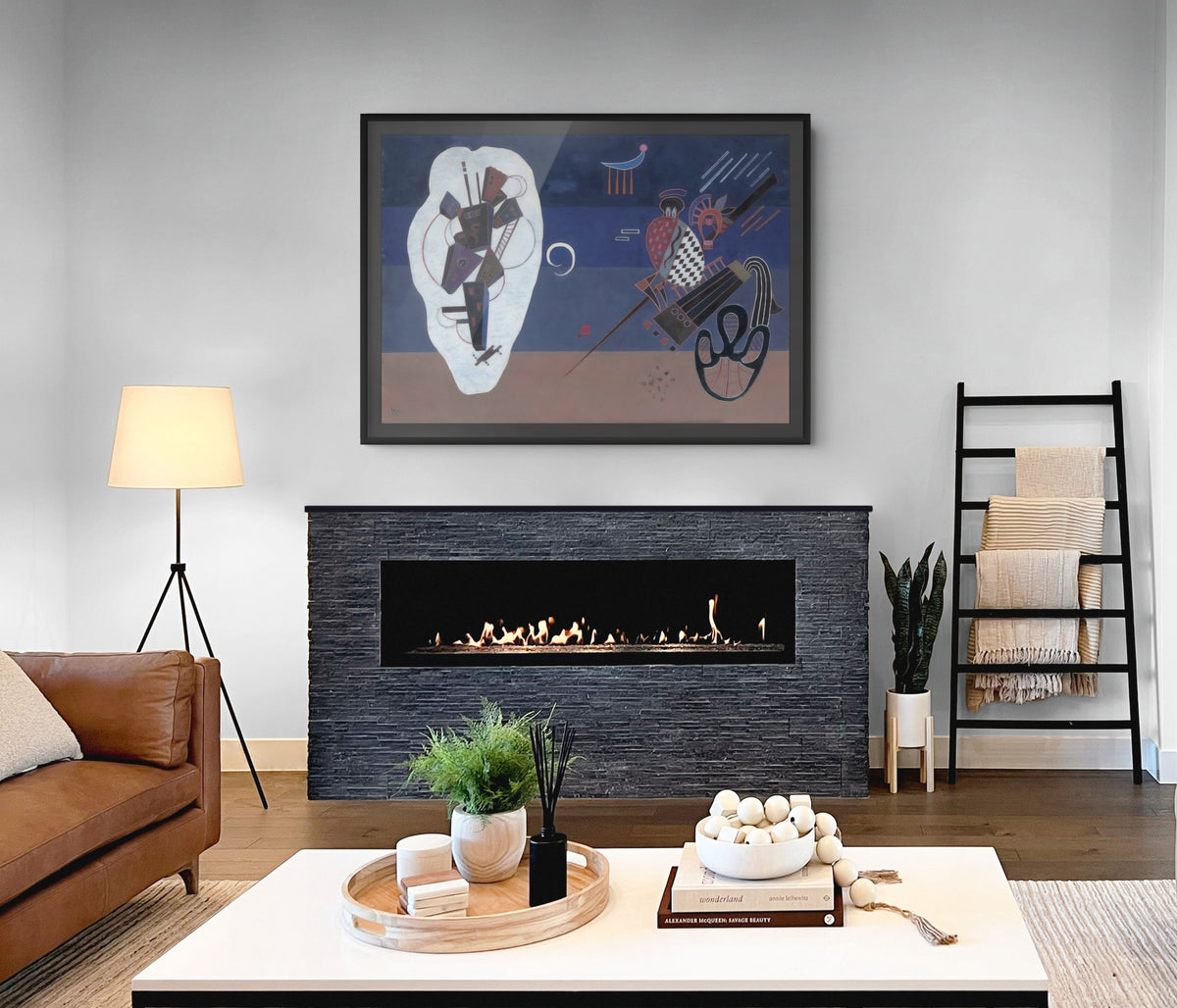 Couple on Horseback - Wassily Kandinsky - Premium 430g canvas (gallery quality)
