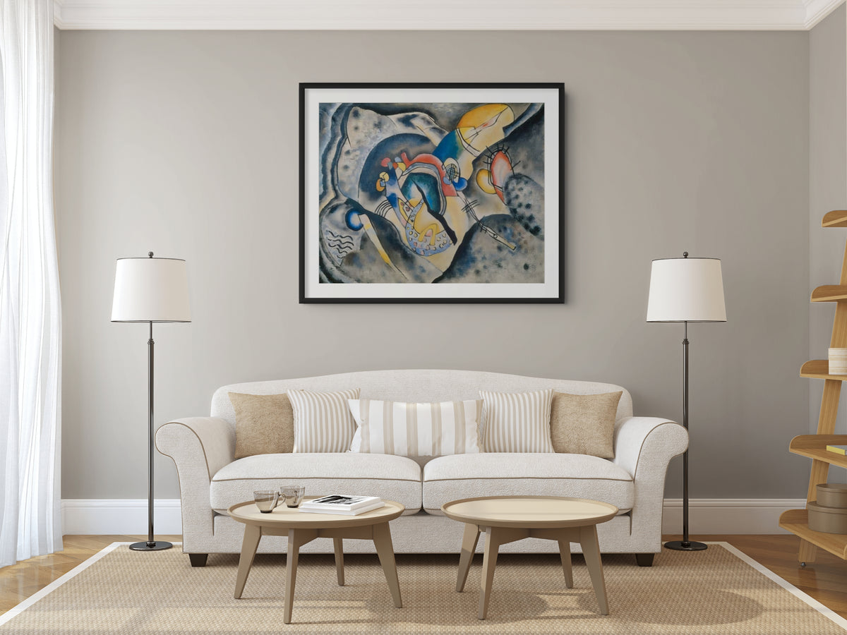 Couple on Horseback - Wassily Kandinsky - Premium 430g canvas (gallery quality)