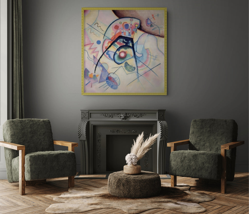 Mirada retrospectiva - Wassily Kandinsky - Lienzo premium 430g (calidad de galeria)