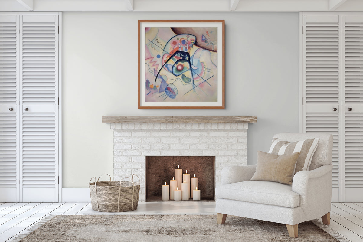 Mirada retrospectiva - Wassily Kandinsky - Lienzo premium 430g (calidad de galeria)