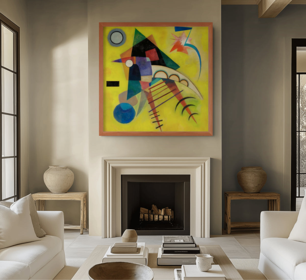Couple on Horseback - Wassily Kandinsky - Premium 430g canvas (gallery quality)