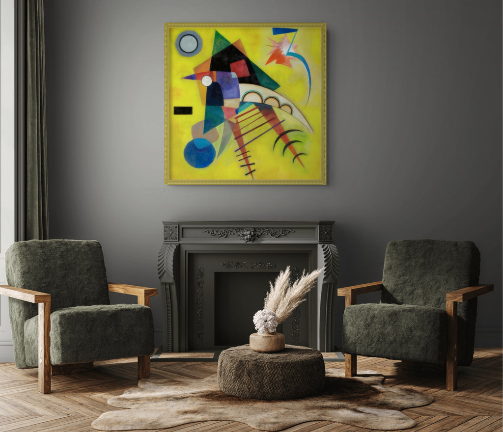 Couple on Horseback - Wassily Kandinsky - Premium 430g canvas (gallery quality)