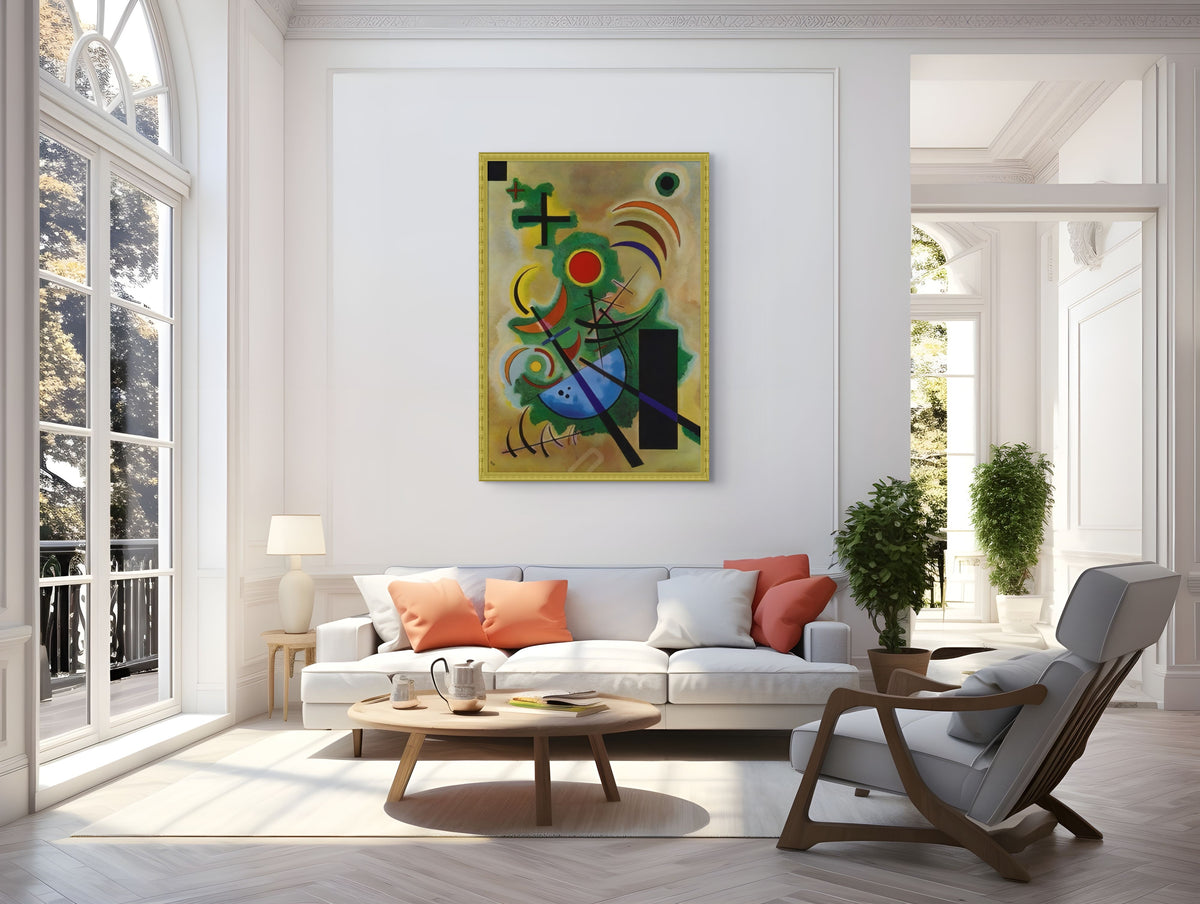 Couple on Horseback - Wassily Kandinsky - Premium 430g canvas (gallery quality)